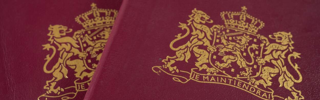 Kaft Nationaal of Nederlands paspoort