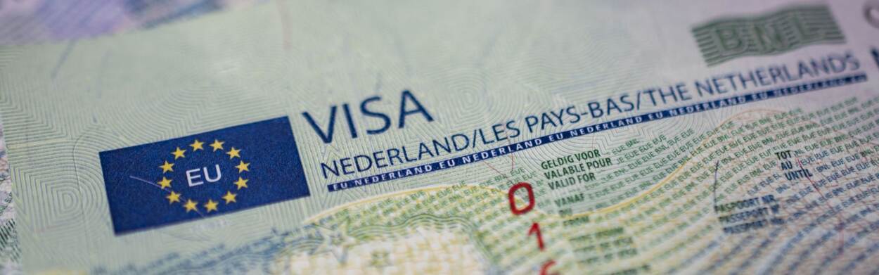 Voorbeeld visum voor het Schengengebied