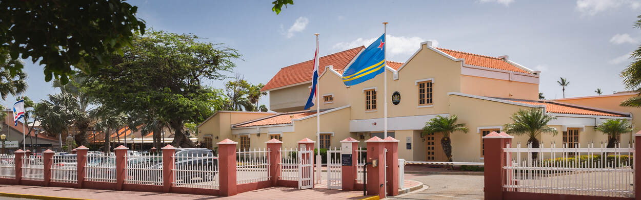 Entree Kabinet van de Gouverneur van Aruba